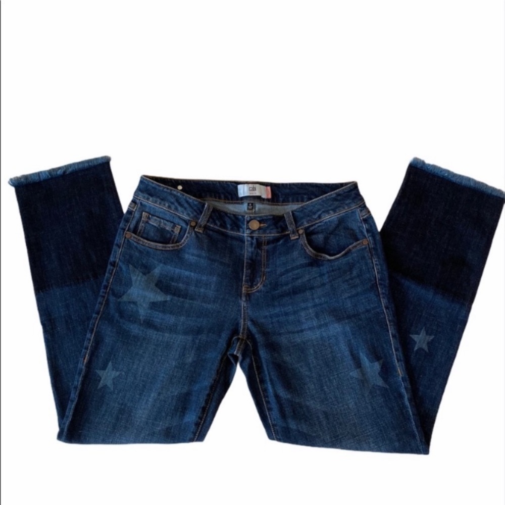 Cabi Golden Slim Boyfriend star Jeans